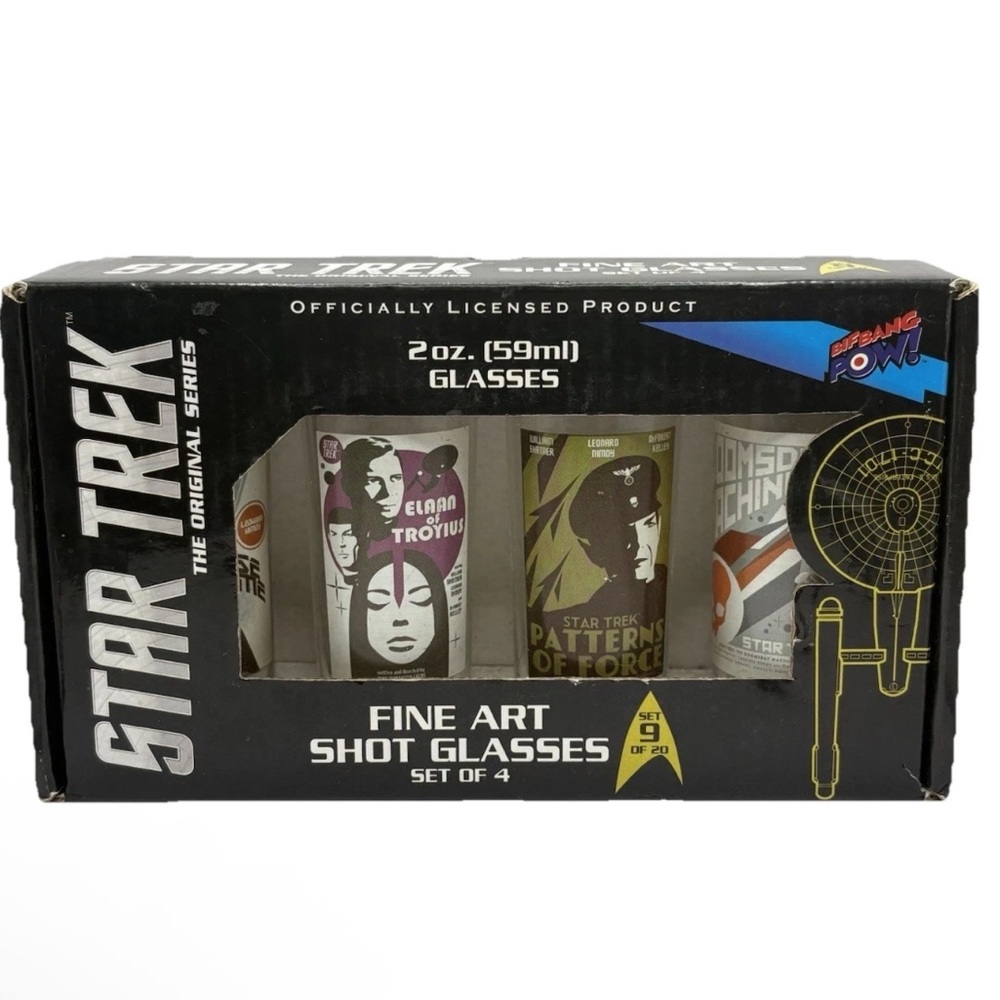 Star Trek The Original Series - Fine Art Shot Glasses (#9 of 20) - Set Of 4